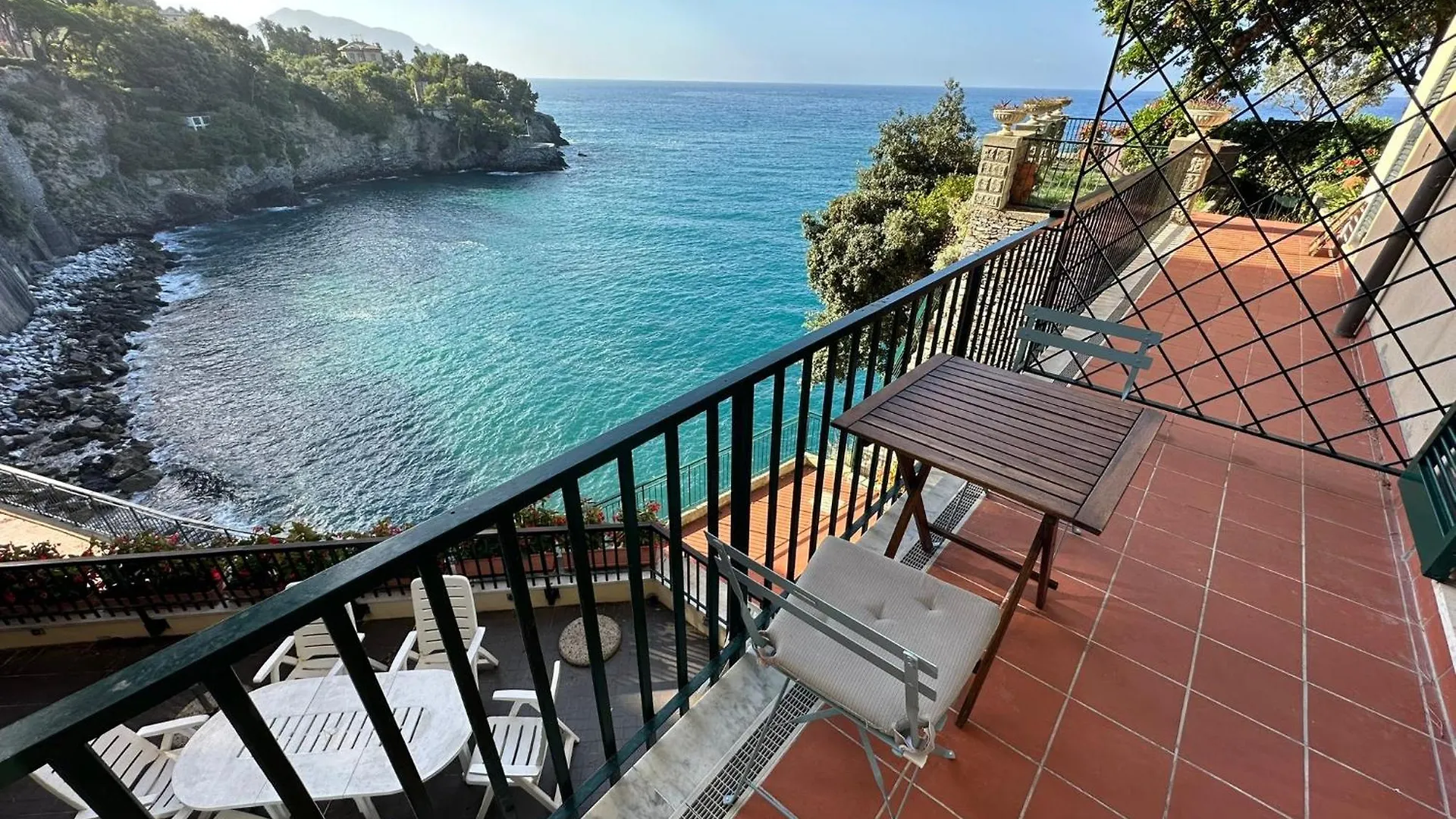 Apartmán Pieve Ligure A Picco Sul Mare Con Piscina Villa Regina
